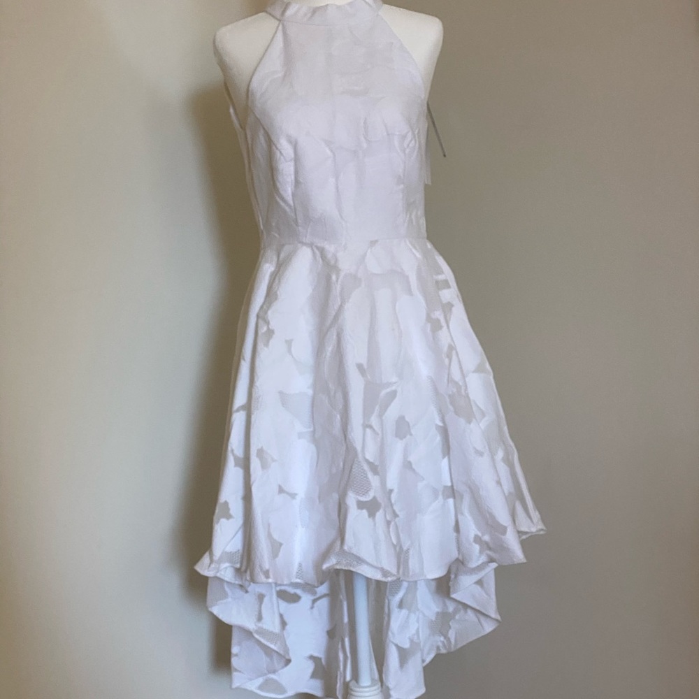 Forever New High-Low Sleeveless White Dress